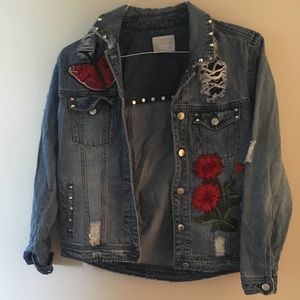 Distressed Denim Jacket